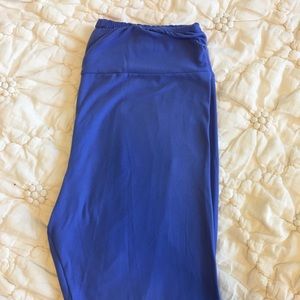 LuLaRoe TC Solid Blue Leggings